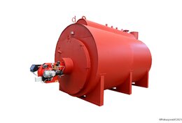 Парогенератор 2000 кг температура 130 С на газе