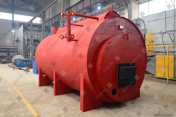 Промышленный парогенератор 1000 кг 130 С угольный